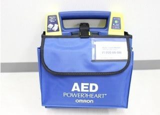 AEDを設置させていただいております。