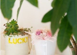 院内には可愛らしいお花を置き、リラックスしていただける空間づくりを心がけています。