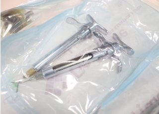 衛生面に配慮し、治療を行っております。