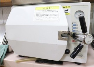 滅菌対策はしっかりと行っています。