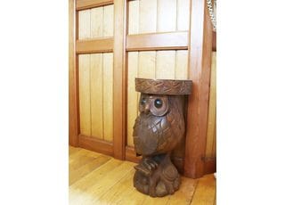 フクロウの置物です。