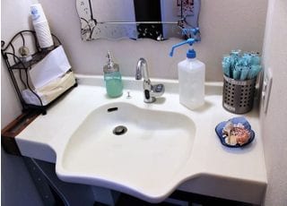 お手洗いは清潔を心がけています♪