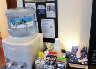 ウォーターサーバーはご自由にお使いください♪