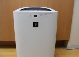 空気清浄機で院内も清潔にな空気にしております。