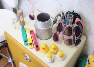 お子さまが楽しくなるアイテムを取りそろえています