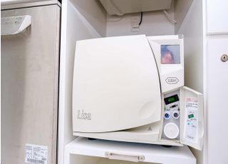 機器の深部まで滅菌をしていける滅菌機器を導入しております