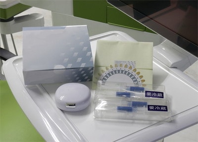 マウスピースと薬剤のお渡し