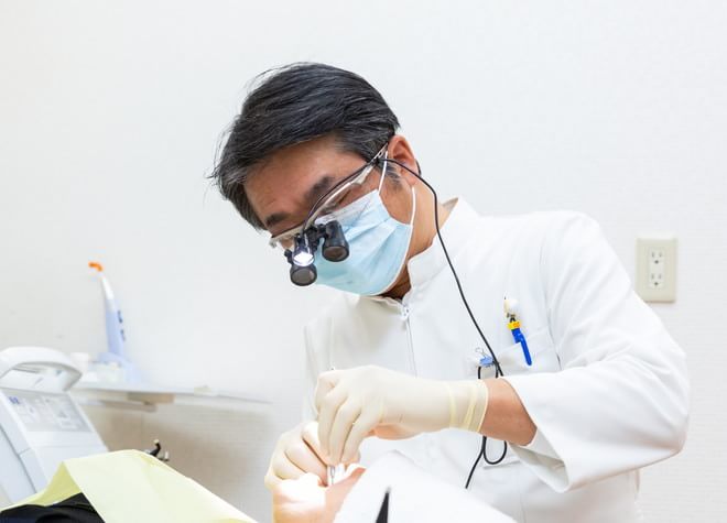 Q.少ない通院回数で虫歯治療をされているのはなぜですか？