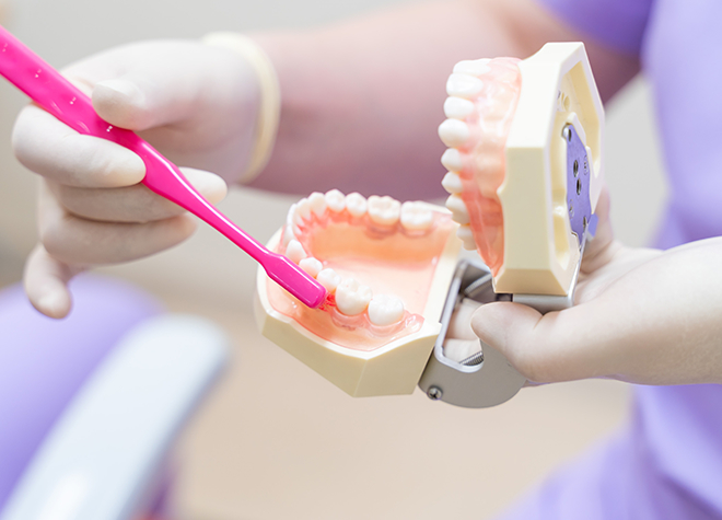 虫歯や歯周病を未然に防ぐには、メンテナンスが重要です