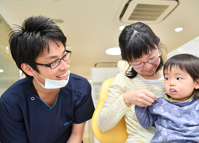 お子さまが笑顔になれる「楽しい歯科医院」当院にはそのためのさまざまな工夫があります