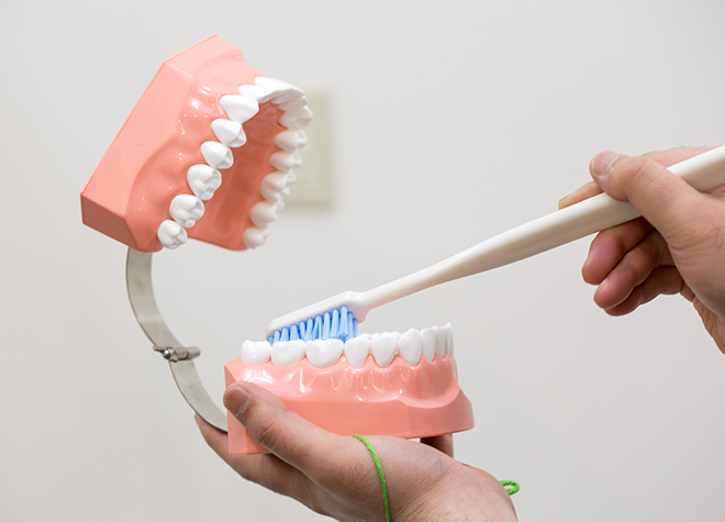 歯ブラシ1本でできる歯周病予防の大切さをお伝えしています