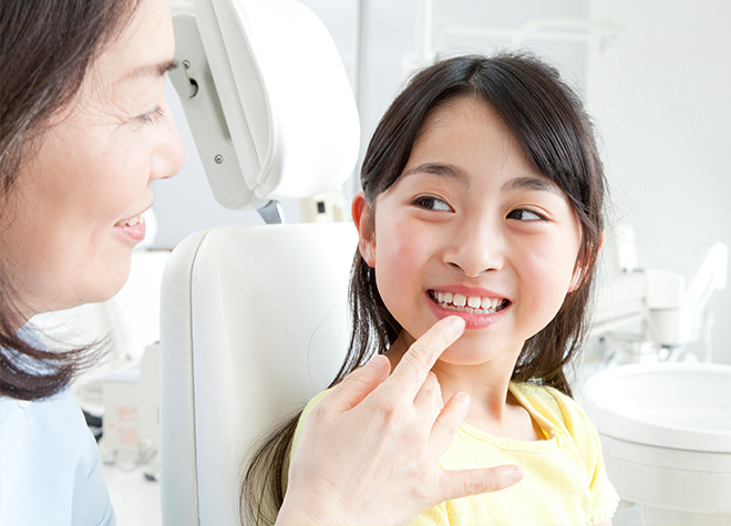 お子さまの成長に合わせた矯正方法を検討し、将来の歯の健康へとつなげていきます