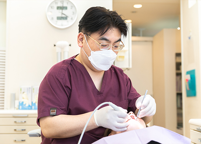 患者さまのお身体に優しい虫歯治療を大切にしています