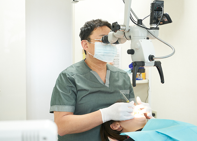 歯周病の早期発見を大事とし、リスクを調べる検査も実施しています。