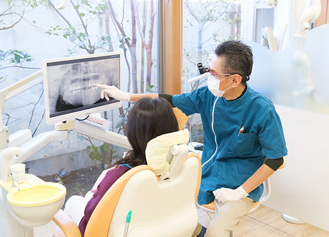 歯科口腔外科にて研さんを積んだ院長が、お口の中のさまざまなトラブルに対応します