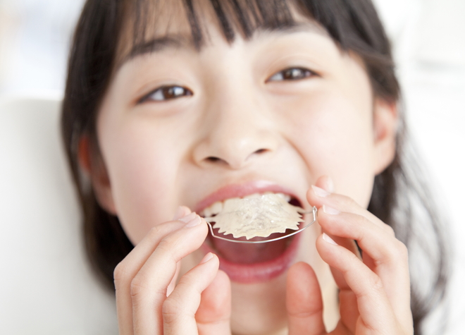 歯並びや噛み合わせを含めて、お子さまのお口の健康をトータルにサポートします