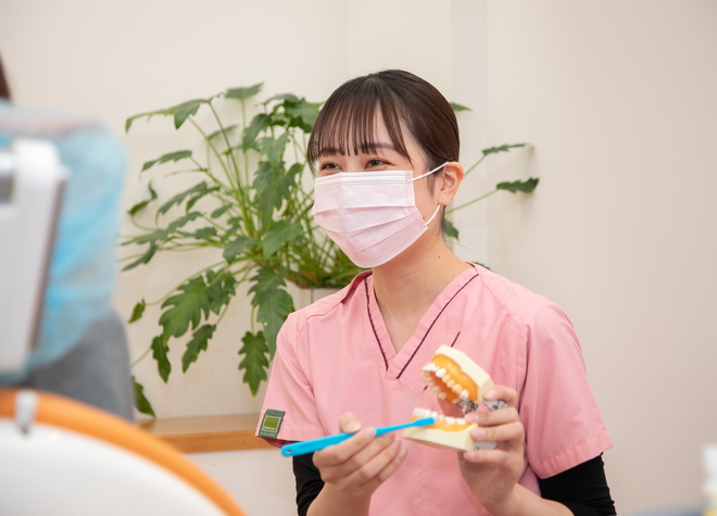 予防のための取り組みとして、口内のクリーニングや、歯科医師のチェックなどを実施いたします