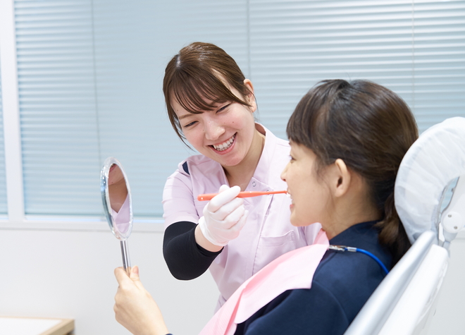 予防につながる歯科検診。しっかりと時間をかけ、詳しく診察や説明を行います