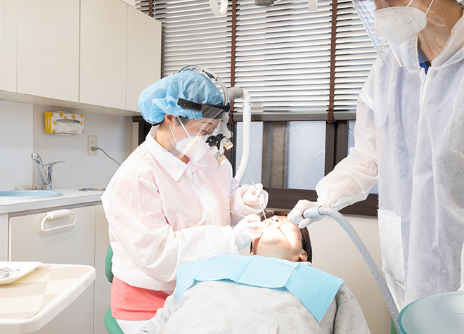 虫歯・歯周病の治療から予防まで幅広い診療を総合的に提供します