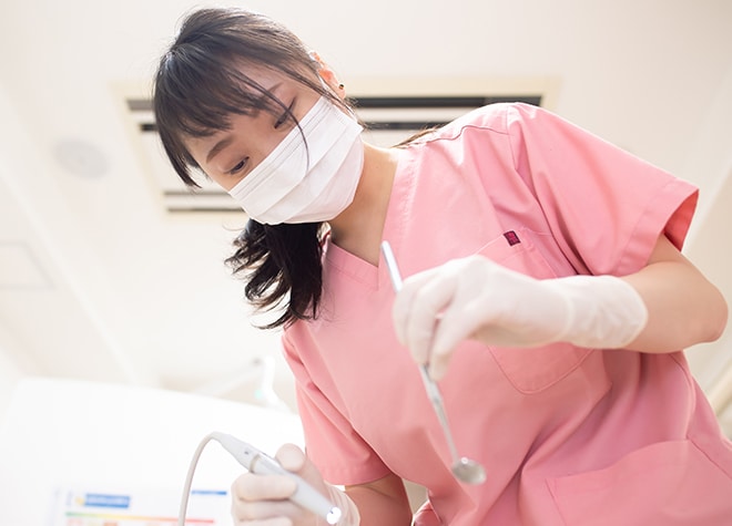 患者さまに、「またお口のメンテナンスを受けたい」と思っていただけるように配慮しています