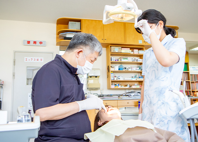 旭川市近郊にお住まいの方々が、お口のことで困った際に気兼ねなく通える歯科医院を目指しています