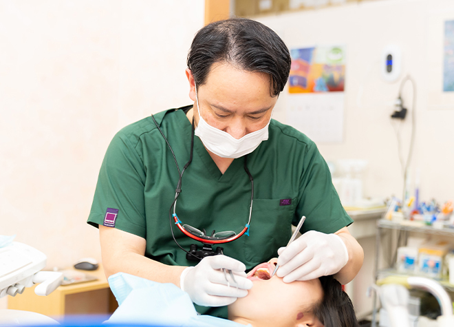 親知らずの抜歯や外傷といった、外科的な処置が必要となる治療にも対応しています