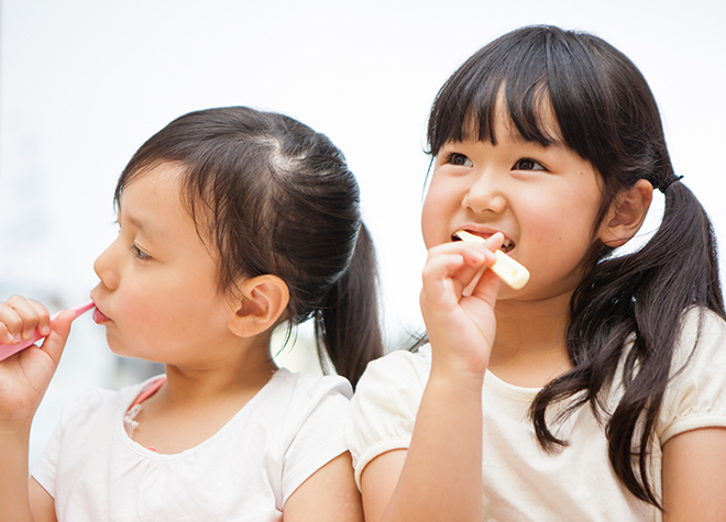 お子さまが将来も健康な歯でいられるように、予防に力を入れています