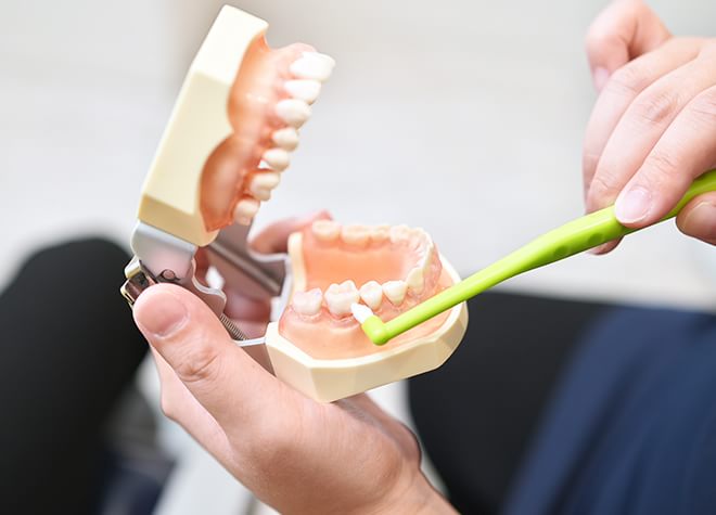 PMTCやフッ素塗布で、歯周病や虫歯の発症リスクを抑えます