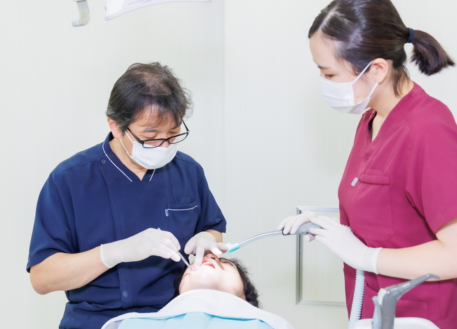 歯科医師が担当制なので、患者さまお一人おひとりの症状に寄り添って治療を行うことができます