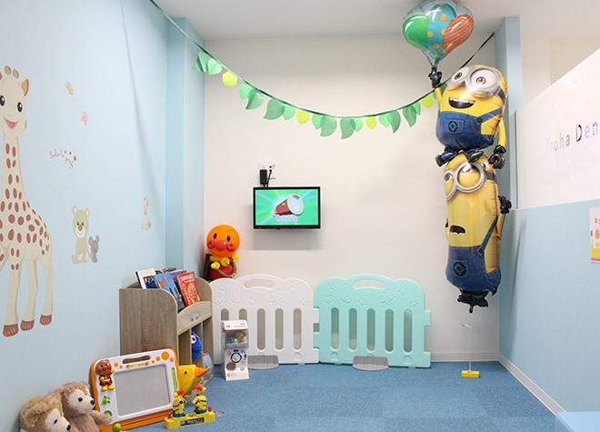 まずは、お子さまが歯科医院に慣れることを重視して診療にあたっています