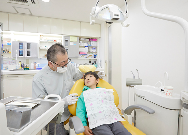 小児歯科のスタートラインは、お子さまが歯科医院の環境に慣れるところからです。