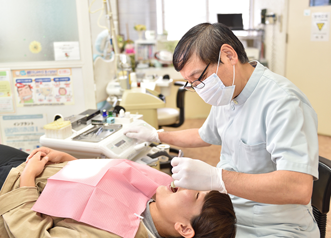 将来多くの歯を残すには、定期検診とセルフケアが大切です