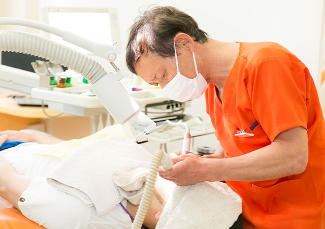 １回の診療時間を無駄にしない集中治療、 快適で有意義な時間をご提供します