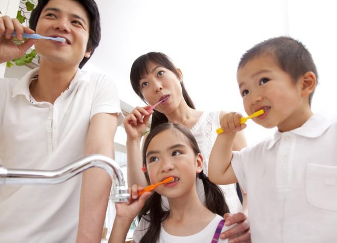 お子さまに向けた虫歯予防も行っています。