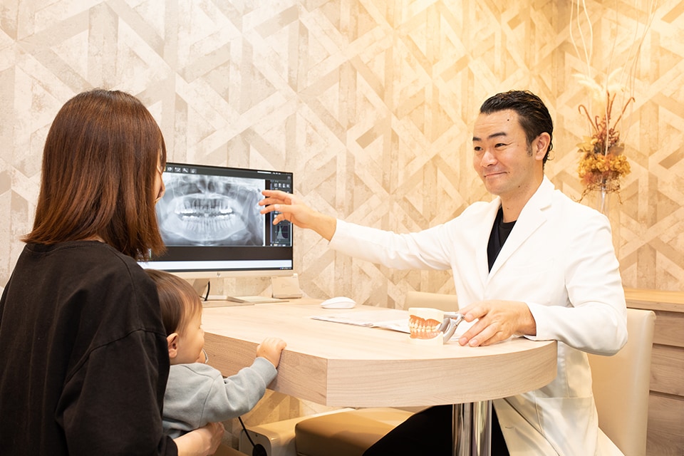 お子さまにとって本当に必要な治療だけをご提案する方針