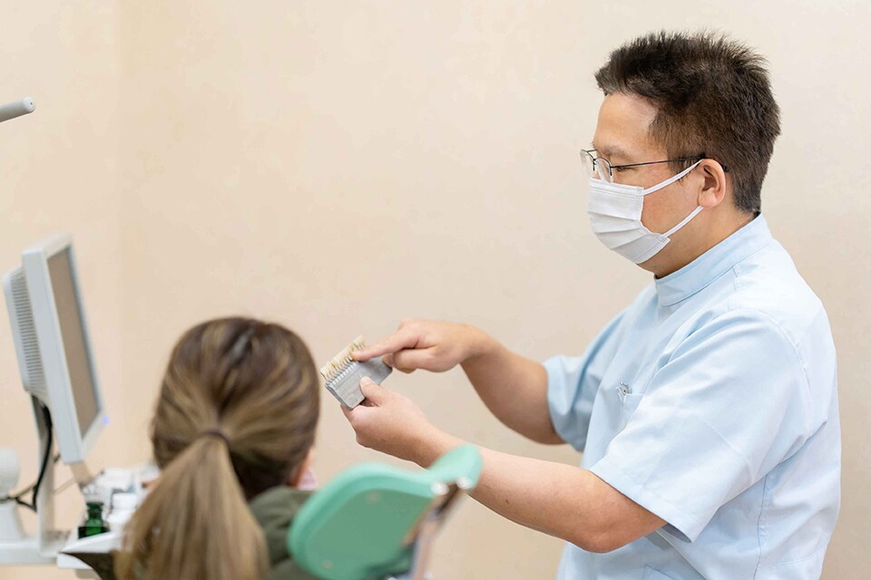 患者さまのご希望の白さに合わせたホワイトニングプランをご提案いたします