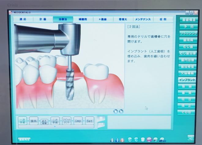 ご不安なく治療を受けられるよう、綿密な計画を立てて行います